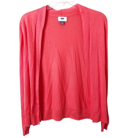 Old Navy NWT Women's Open Front Lightweight Cardigan Sweater Coral Size XS - Picture 1 of 7